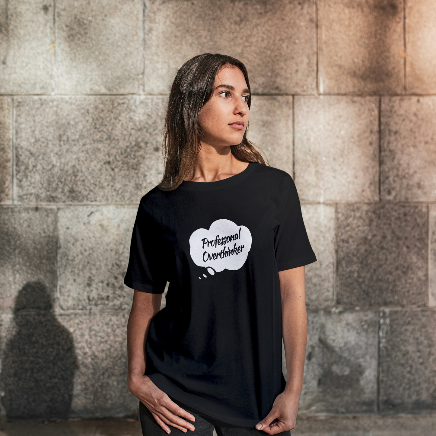 "Professional Overthinker" Unisex Oversized T-Shirt