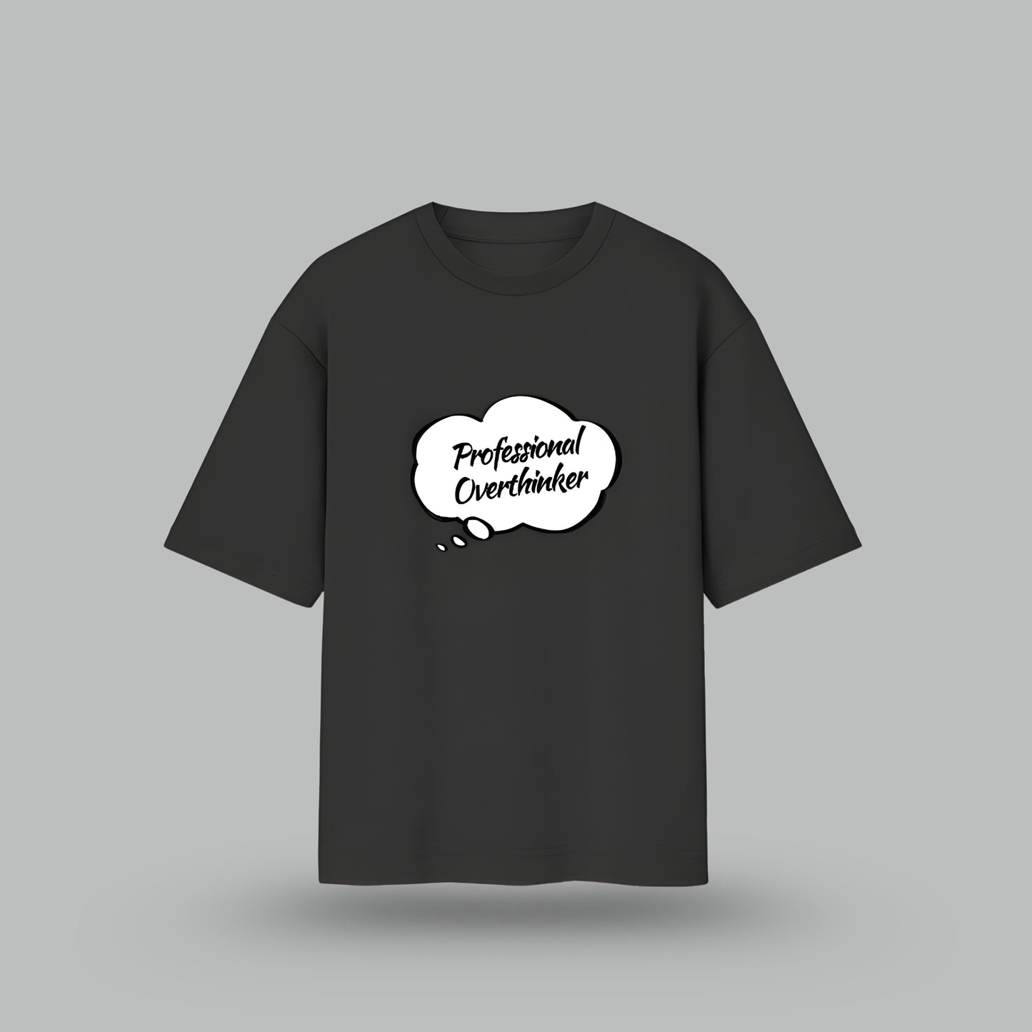"Professional Overthinker" Unisex Oversized T-Shirt