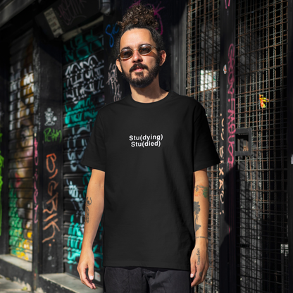 “Stu(dying) Stu(died)” Unisex Oversized T-Shirt